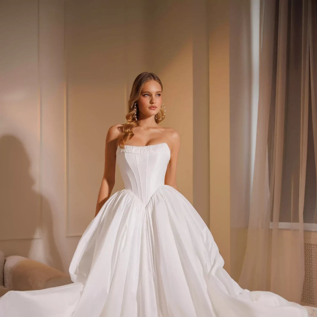 Natalia Romanova wedding dresses at Belle Lueur Bridal