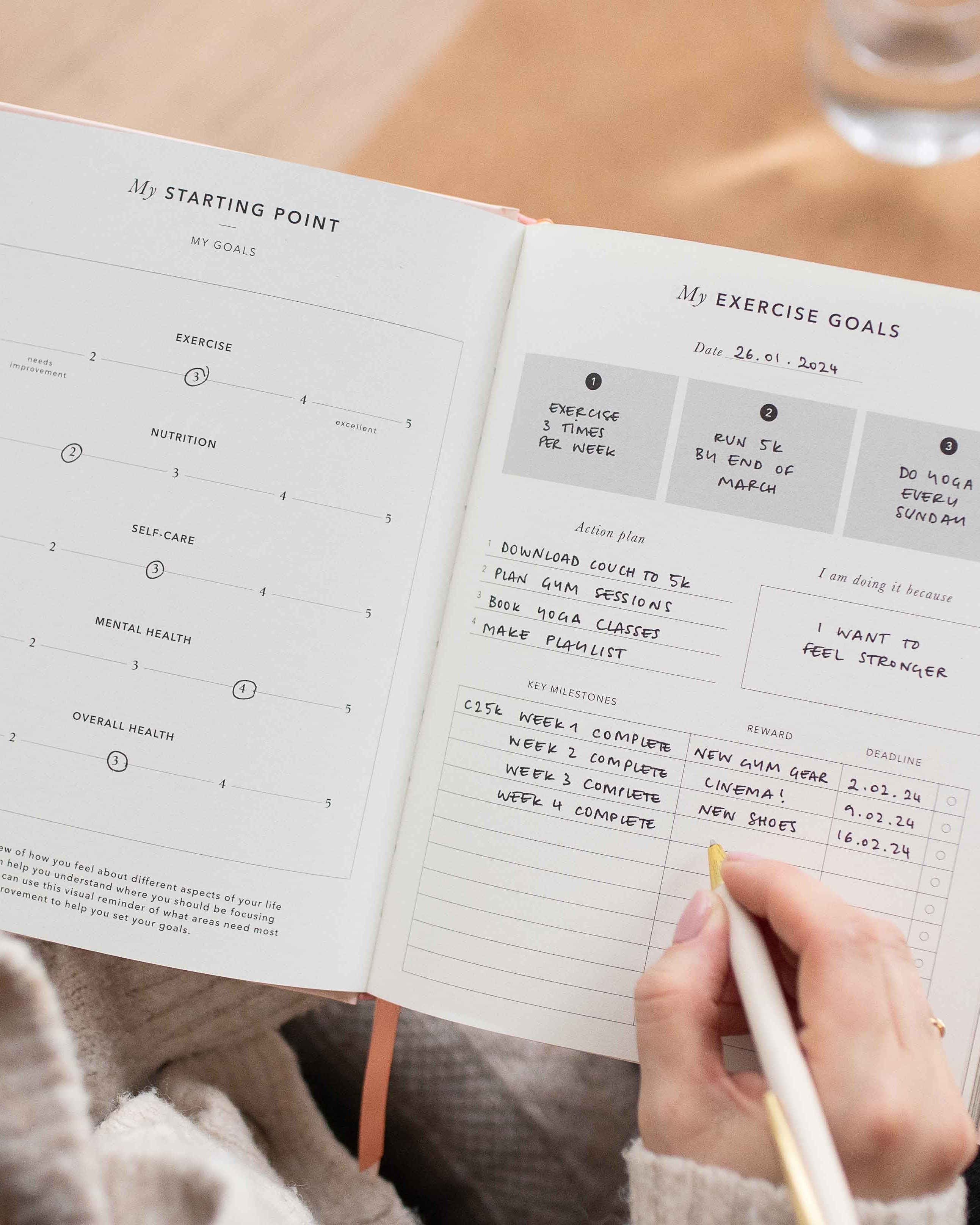 My Daily Fitness Planner - Workout and Meal Planner (Forest)