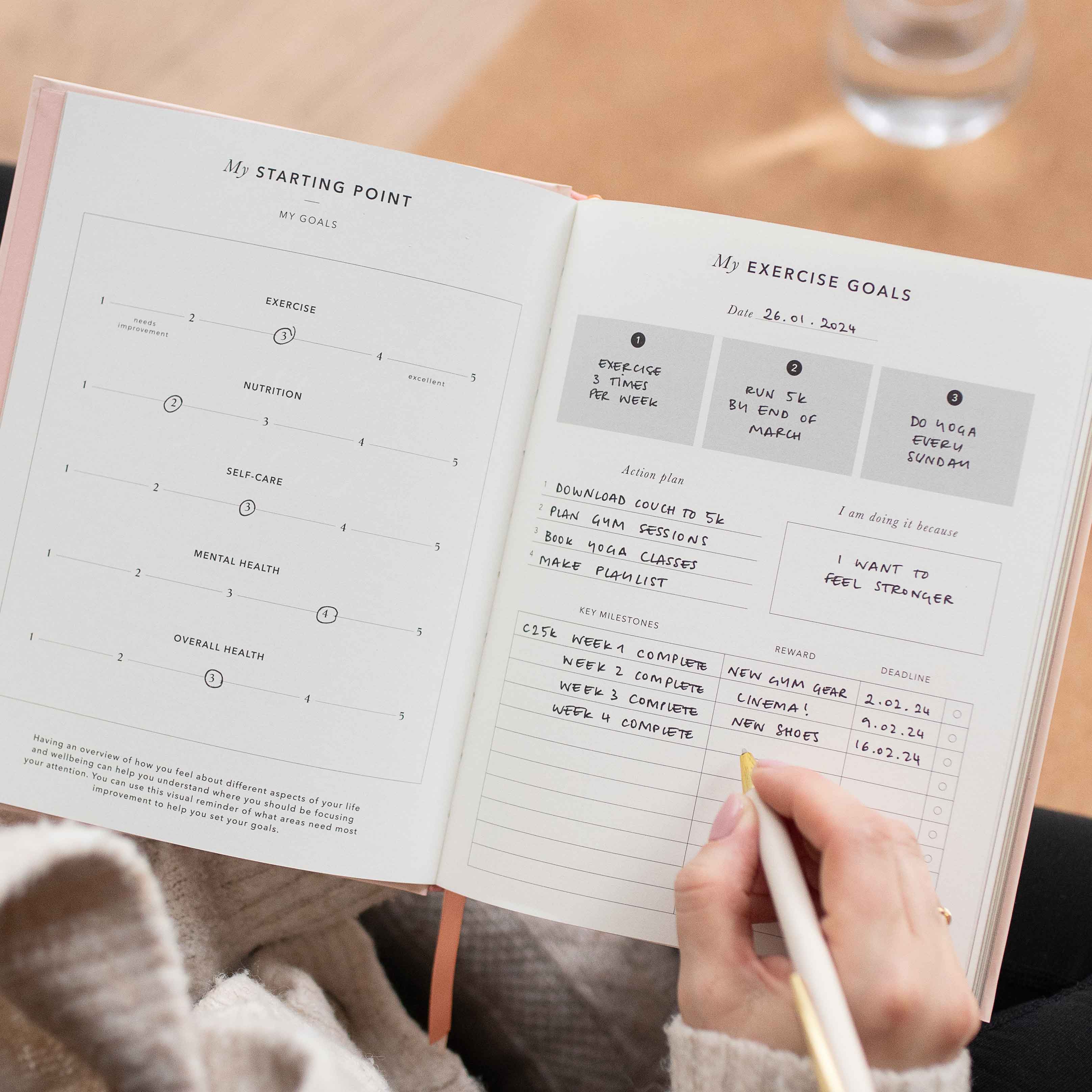 My Daily Fitness Planner - Workout and Meal Planner (Curve)