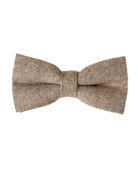 Special Bow Tie ** For Dog Tuxedo Wedding Harness ONLY** 106 Light Brown Tweed