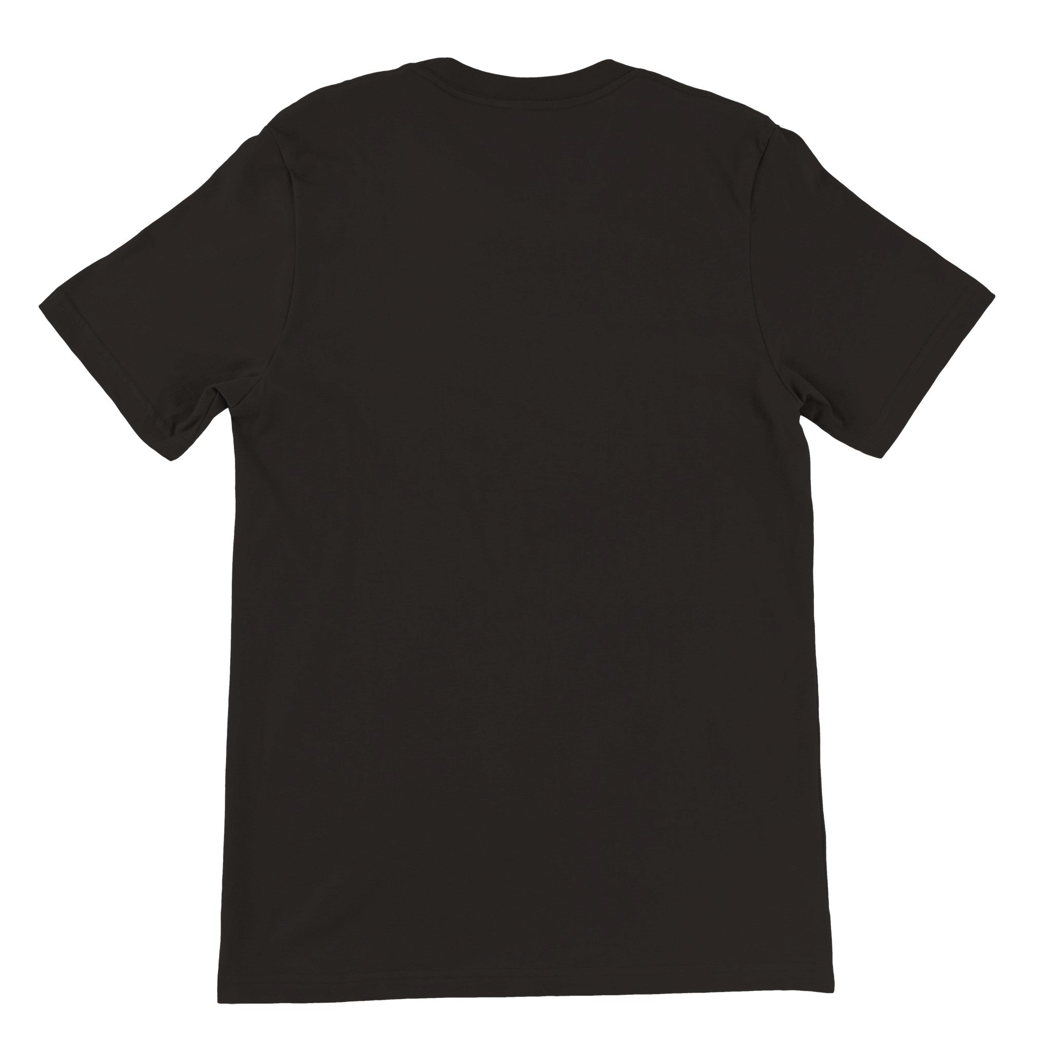 Mrs Premium Unisex Crewneck T-shirt in Black with White Embroidery