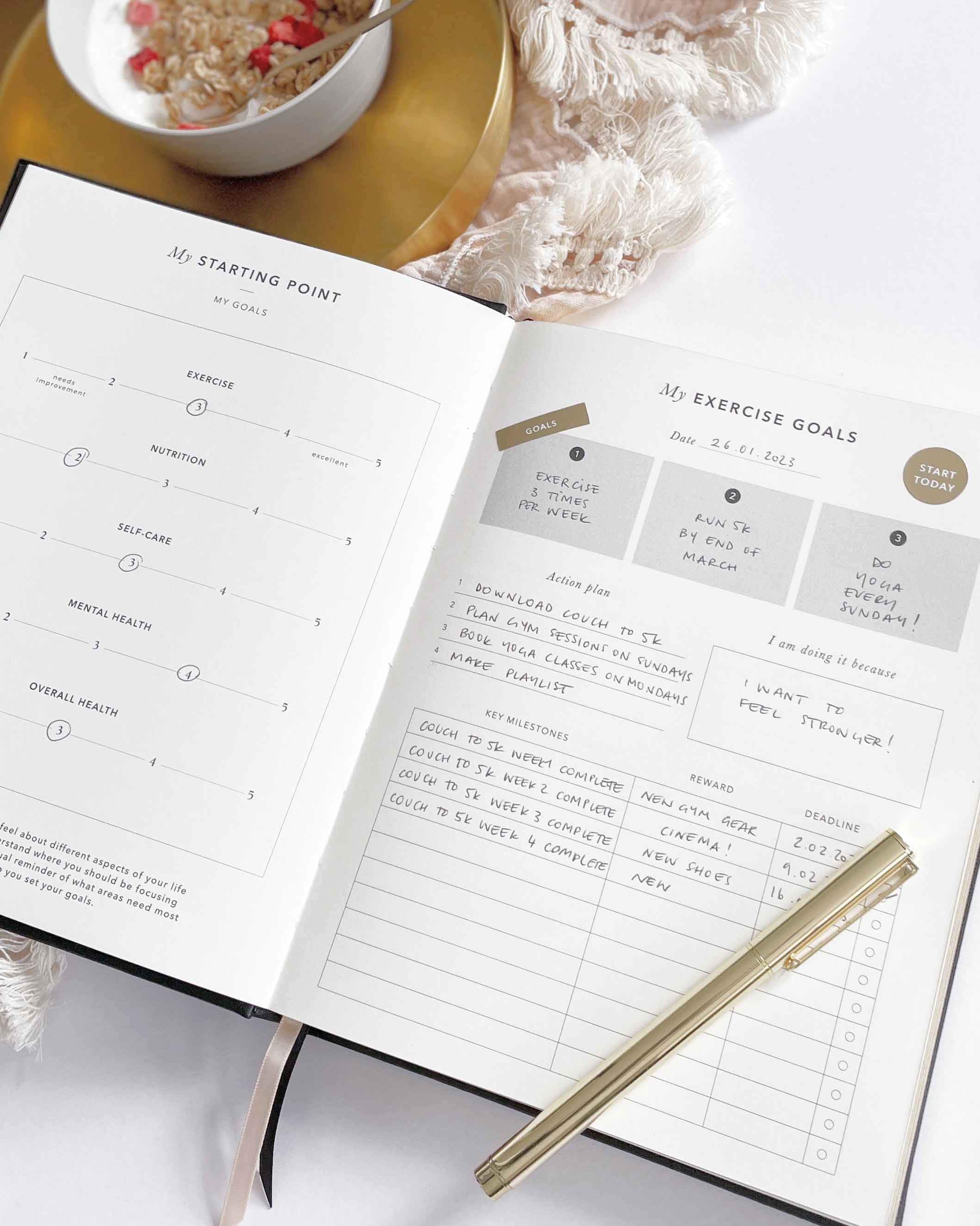 My Daily Fitness Planner - Workout and Meal Planner (Curve)