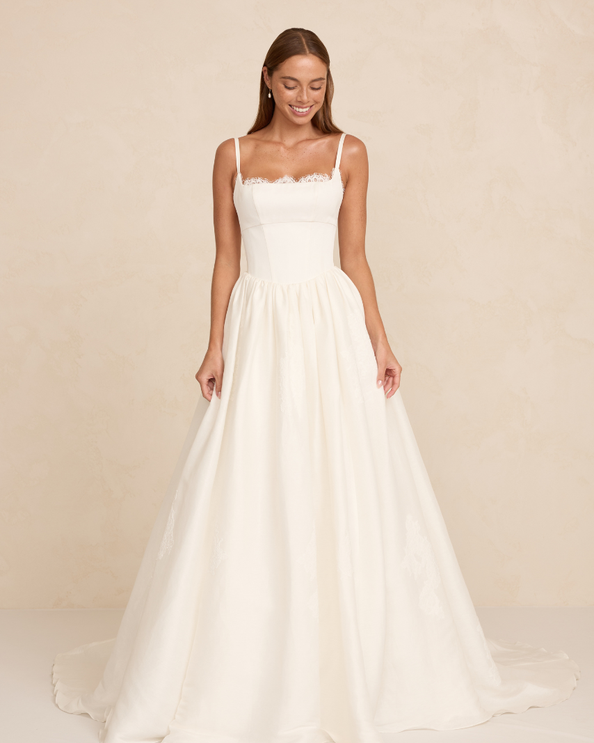 Adeline wedding dress by Made With Love - detail