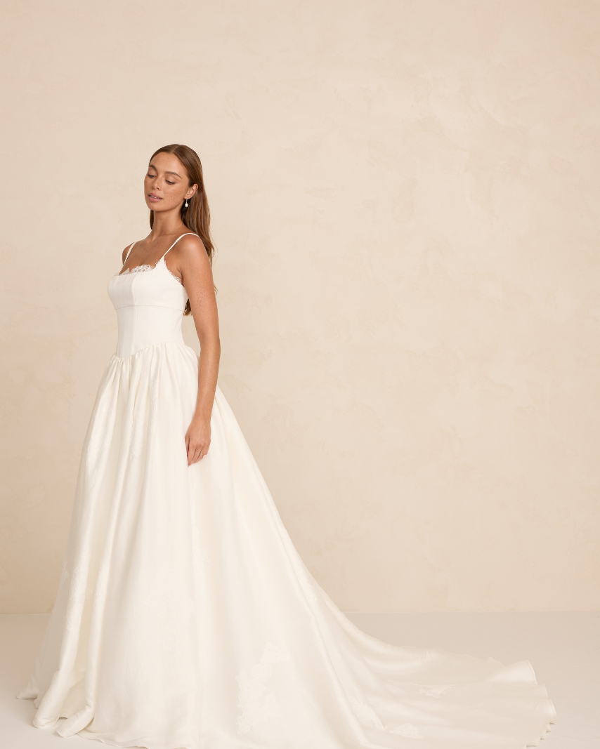 Adeline wedding dress by Made With Love - back detail