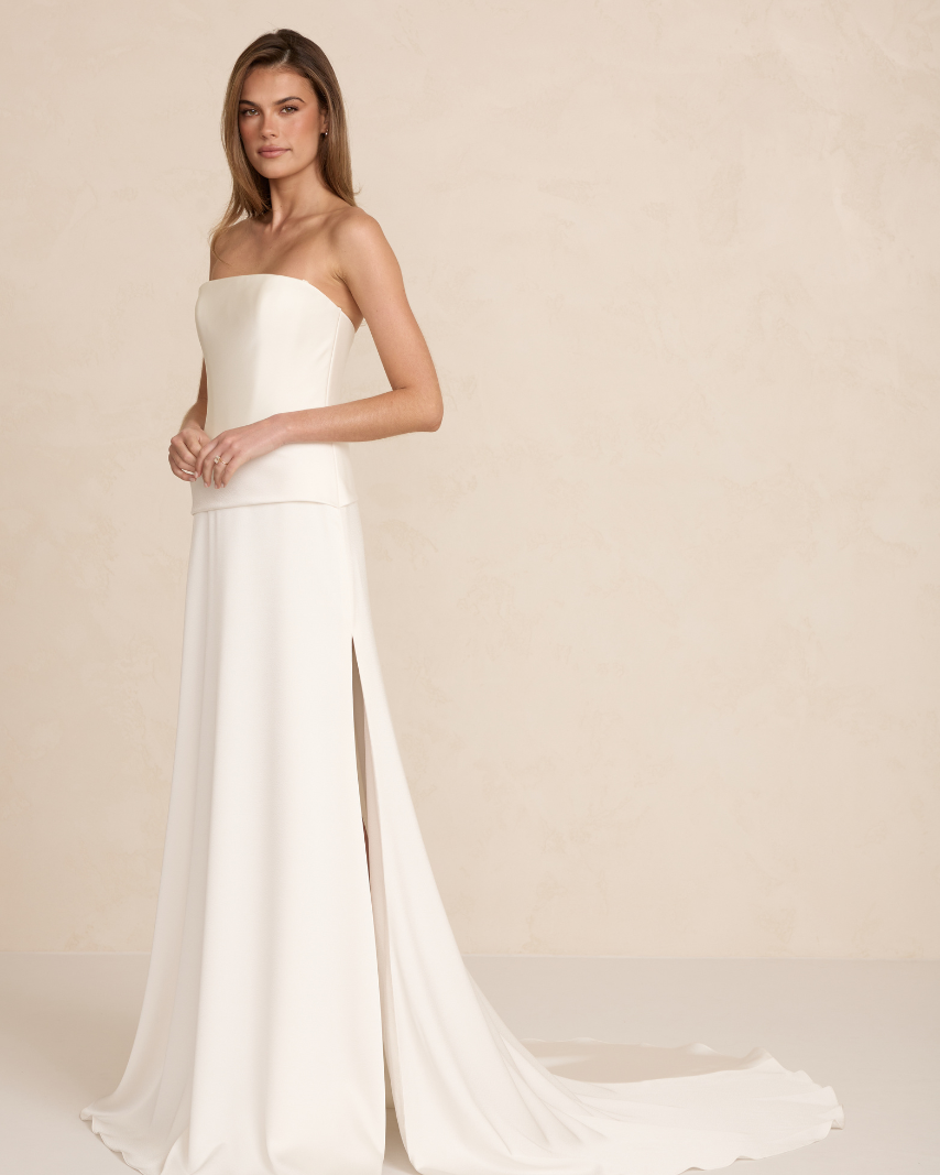 Andie wedding dress by Made With Love - detail