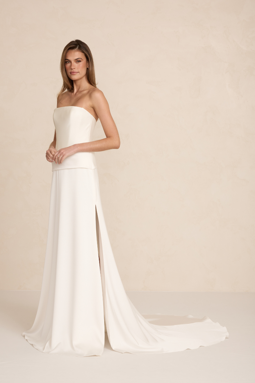 Andie wedding dress by Made With Love - detail
