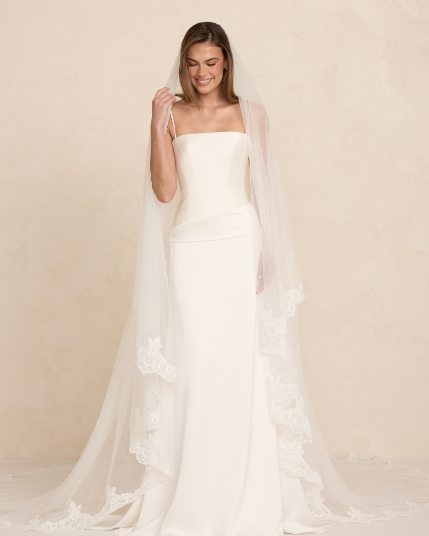 Andie wedding dress by Made With Love - back detail