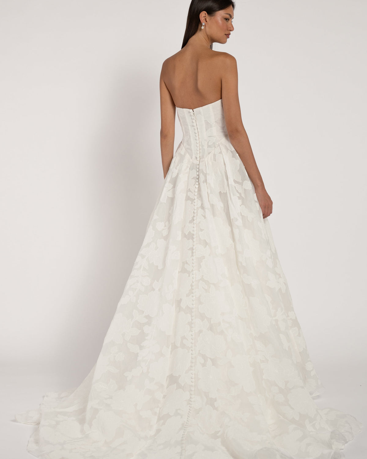 Jenny Yoo Alva wedding dress, side view