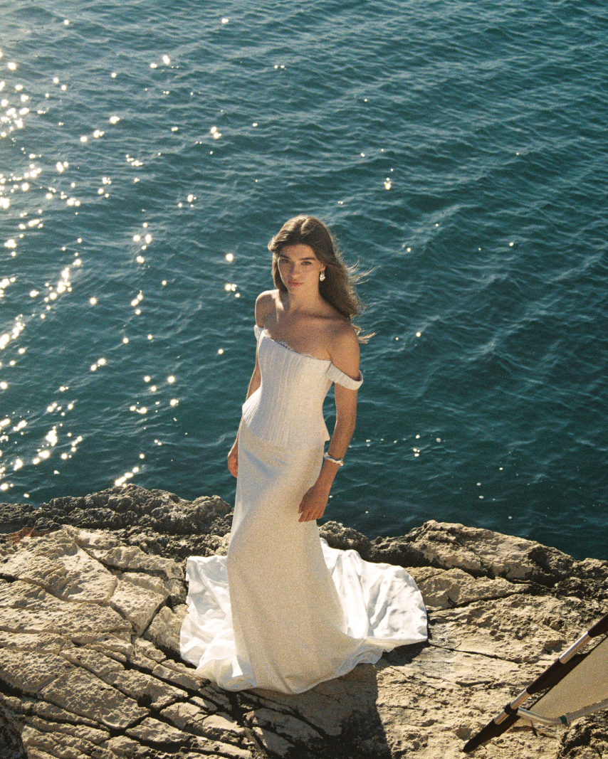 Duke wedding dress front view