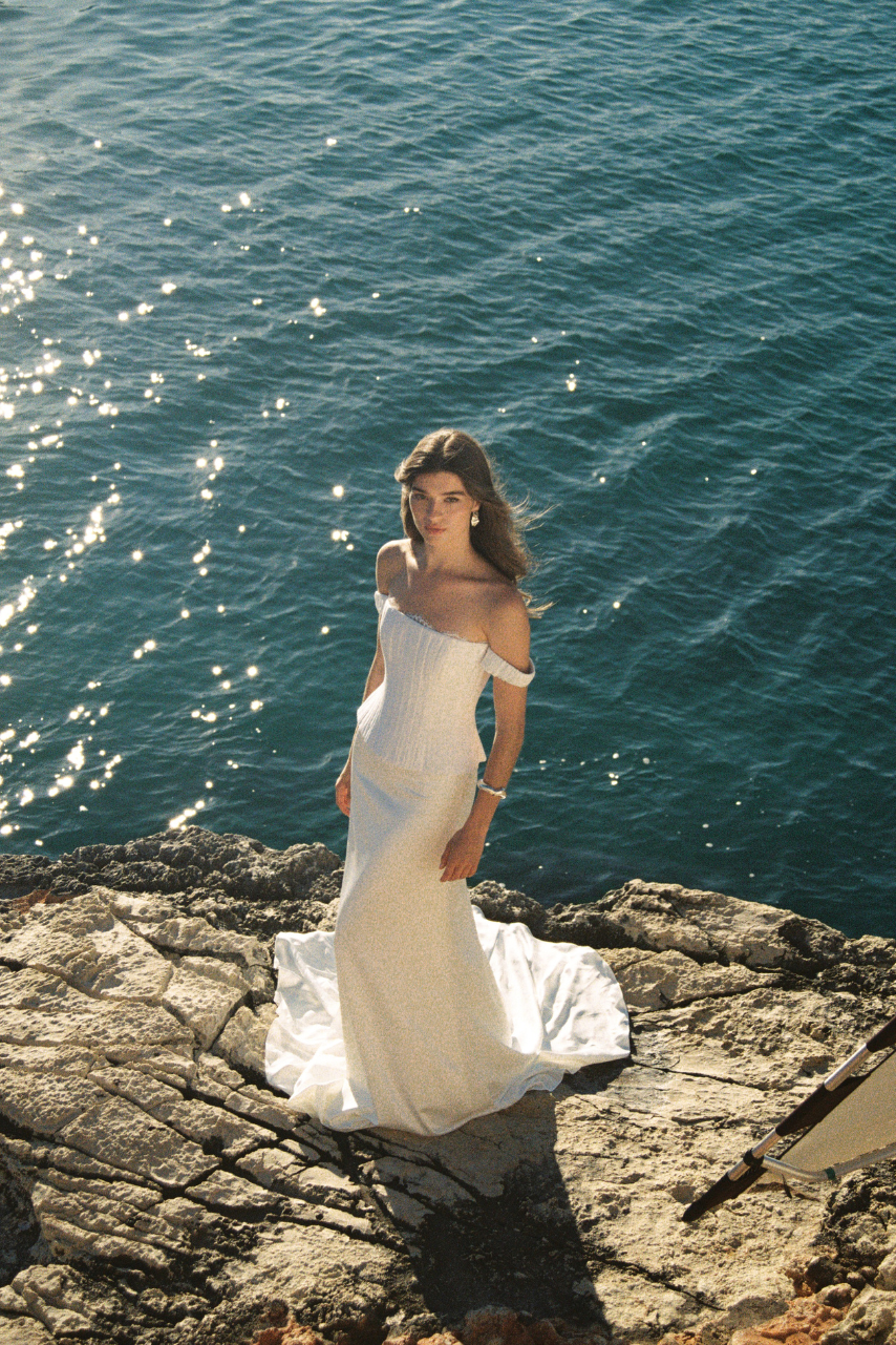 Duke wedding dress front view