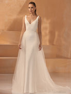 SPLIT TULLE OVERSKIRT