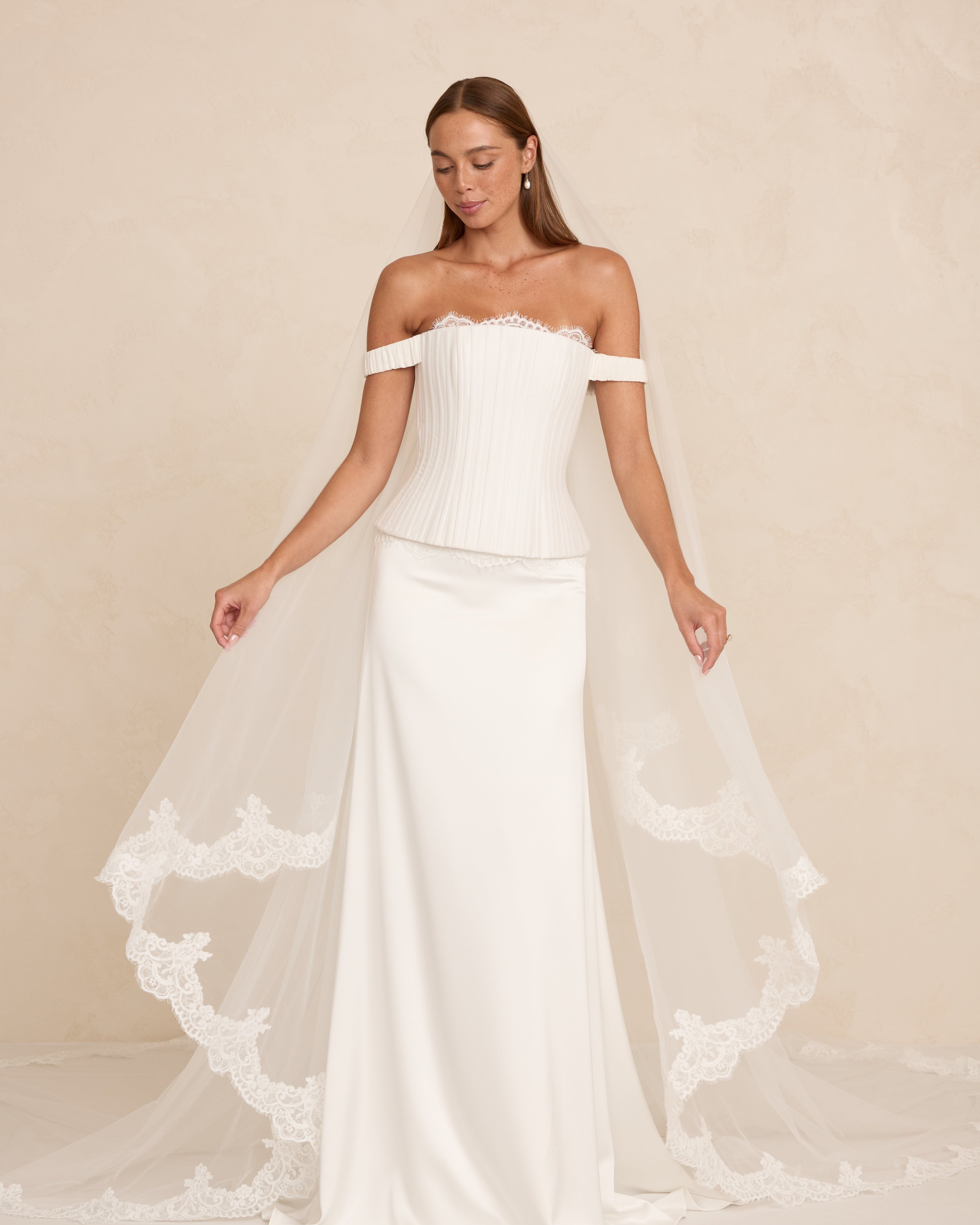 Duke wedding dress back view
