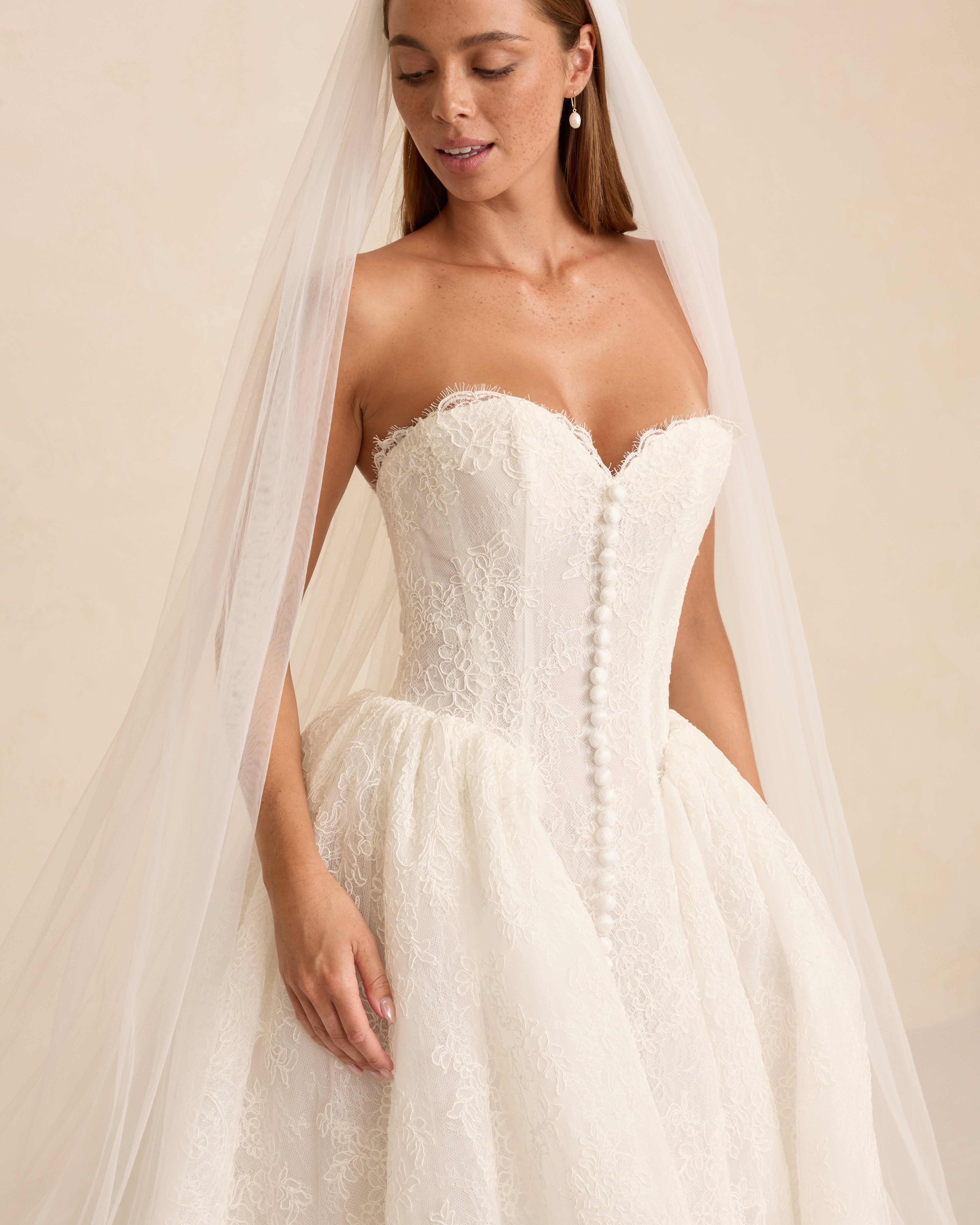 Rue wedding dress by Made With Love - detail