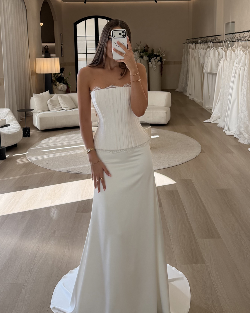 Duke wedding dress full length by MWL Bride