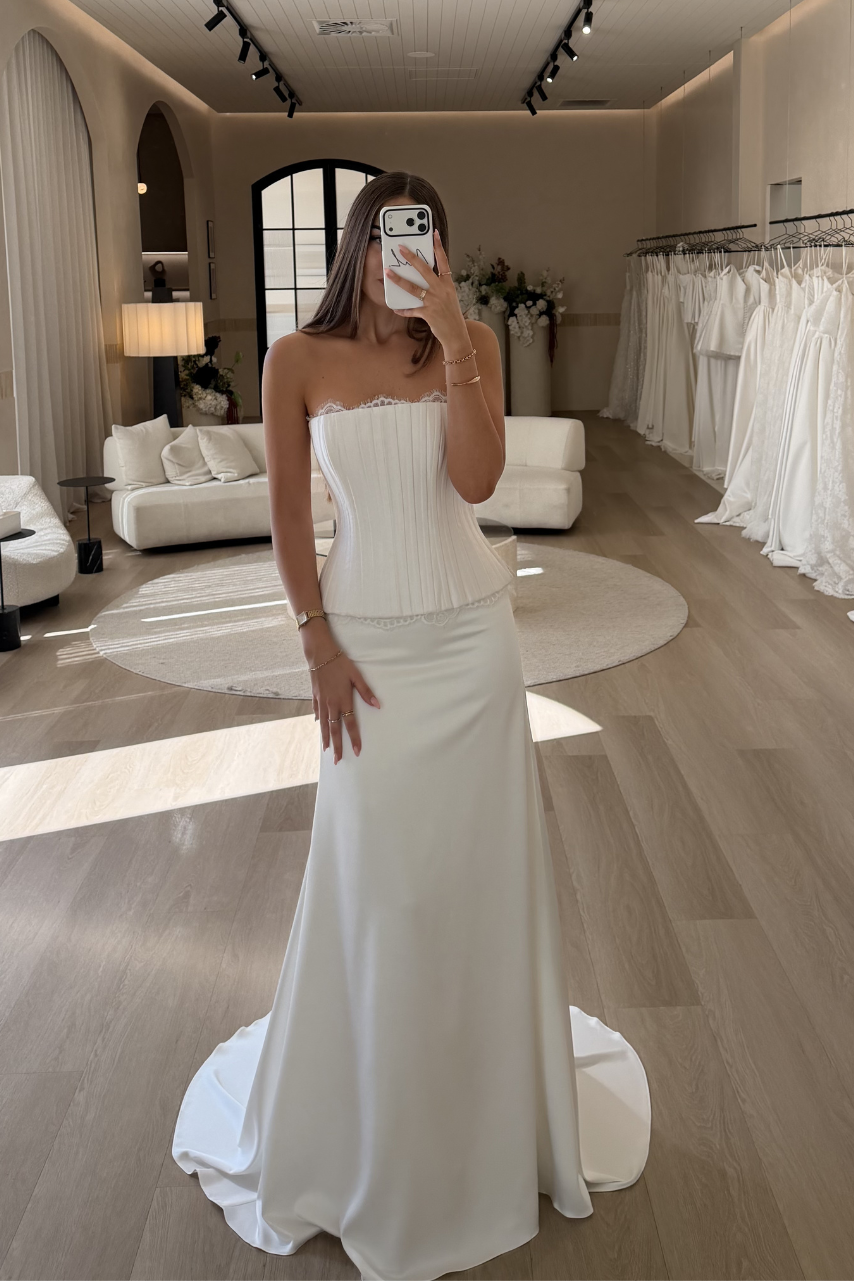 Duke wedding dress full length by MWL Bride