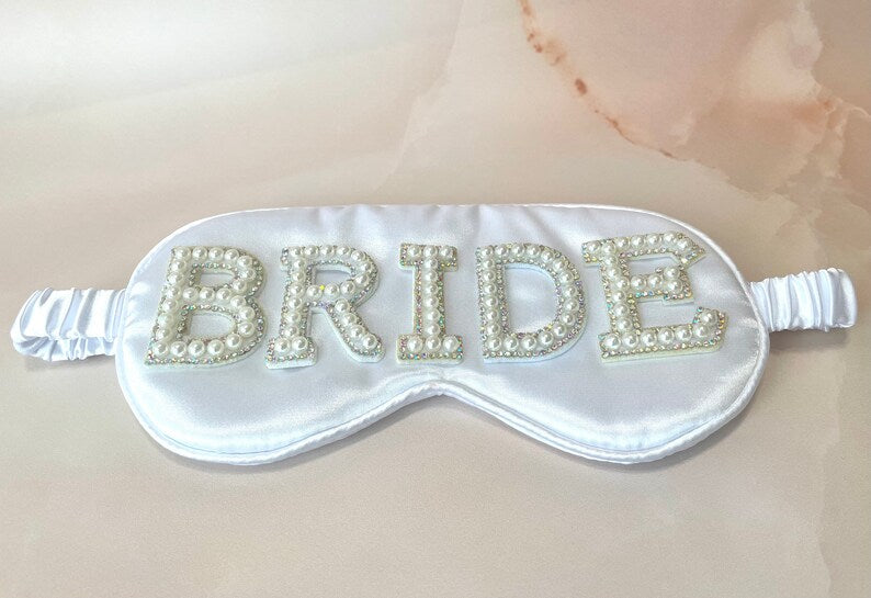 Bride Eye Mask Belle Lueur Bridal