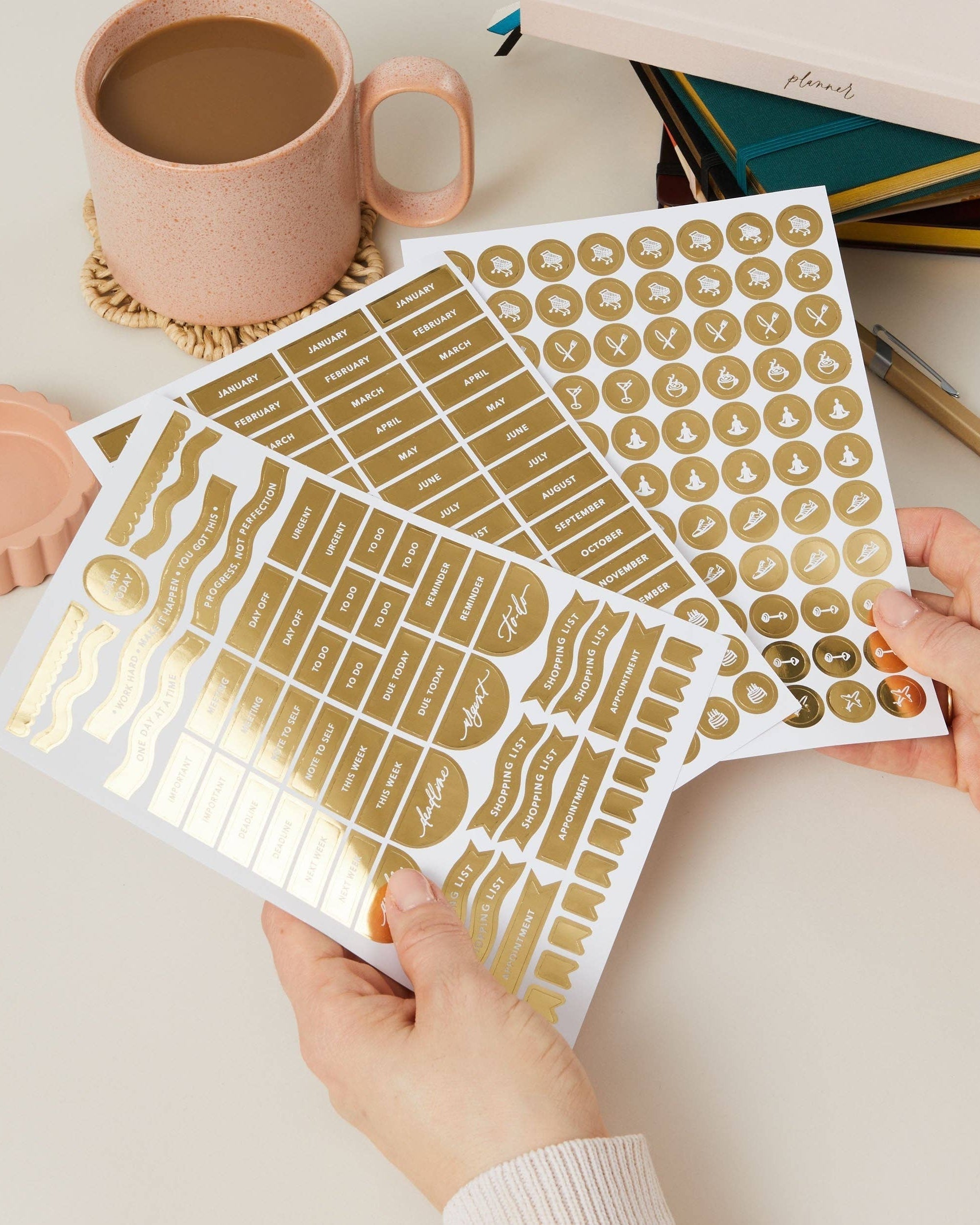Undated Weekly Planner - Tortoise - diary gift for her