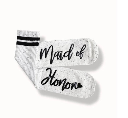 'MAID OF HONOUR' Socks