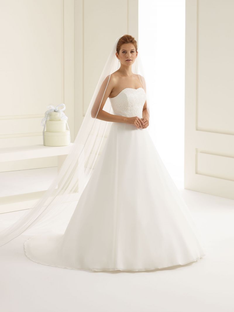 SATIN EDGE VEIL | 110CM - 300CM 300cm