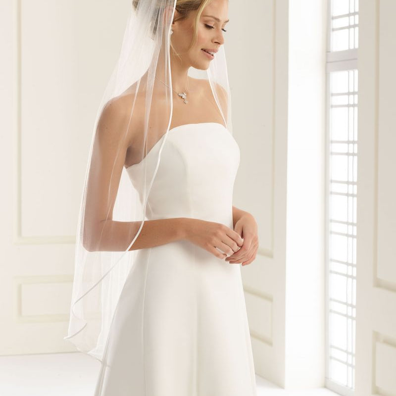 SATIN EDGE VEIL | 110CM - 300CM 110cm