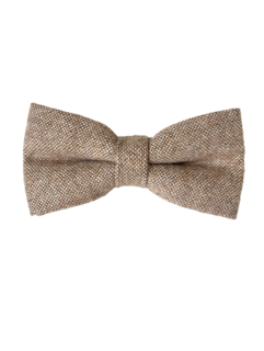 Special Bow Tie ** For Dog Tuxedo Wedding Harness ONLY** 106 Light Brown Tweed
