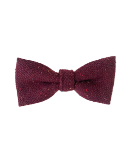 Special Bow Tie ** For Dog Tuxedo Wedding Harness ONLY** 114 Burgundy Tweed
