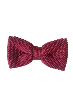 Special Bow Tie ** For Dog Tuxedo Wedding Harness ONLY** 117 Knitted Burgundy