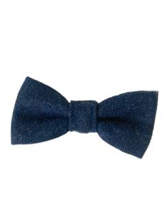 Special Bow Tie ** For Dog Tuxedo Wedding Harness ONLY** 118 Navy Tweed