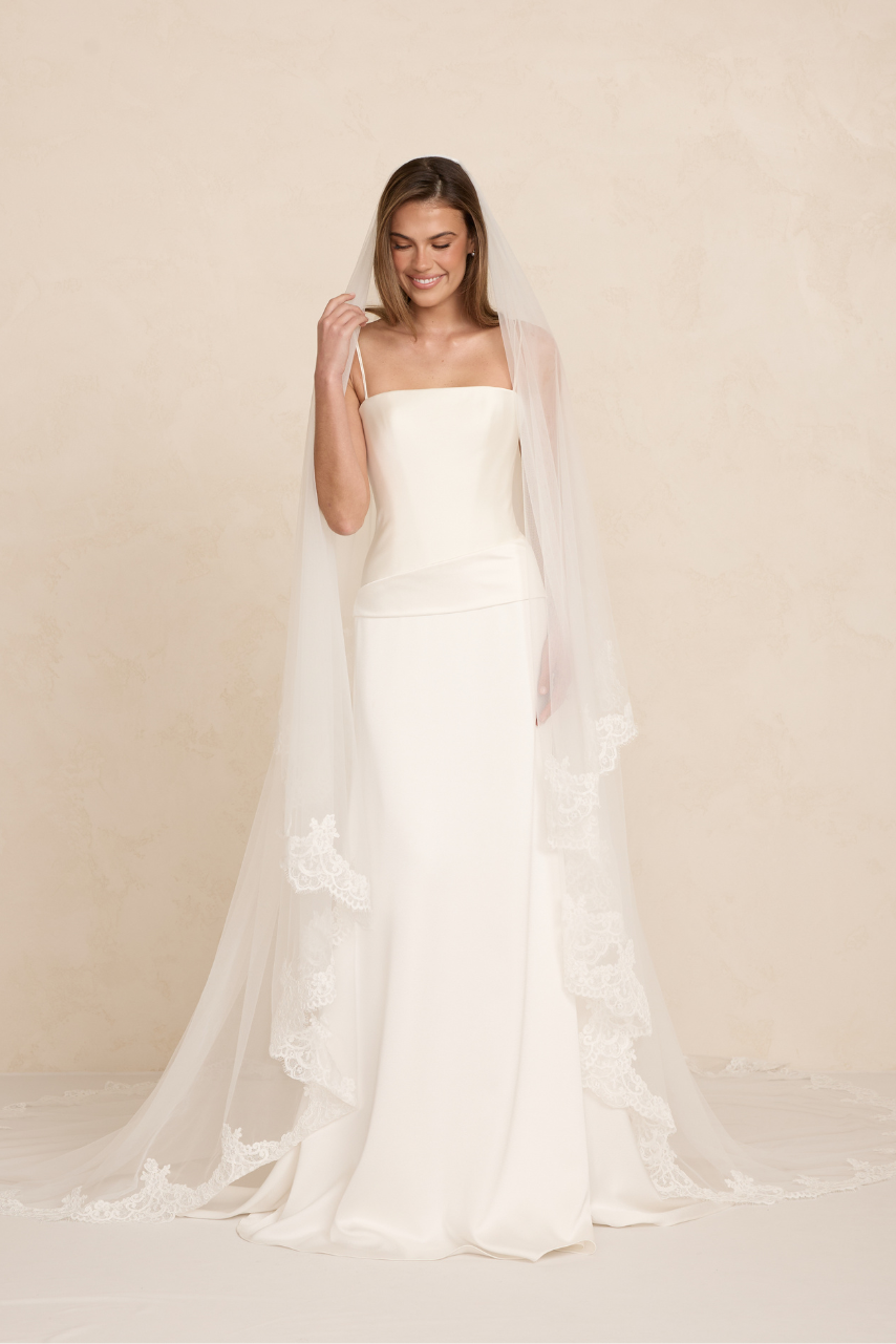 Andie wedding dress by Made With Love - back detail