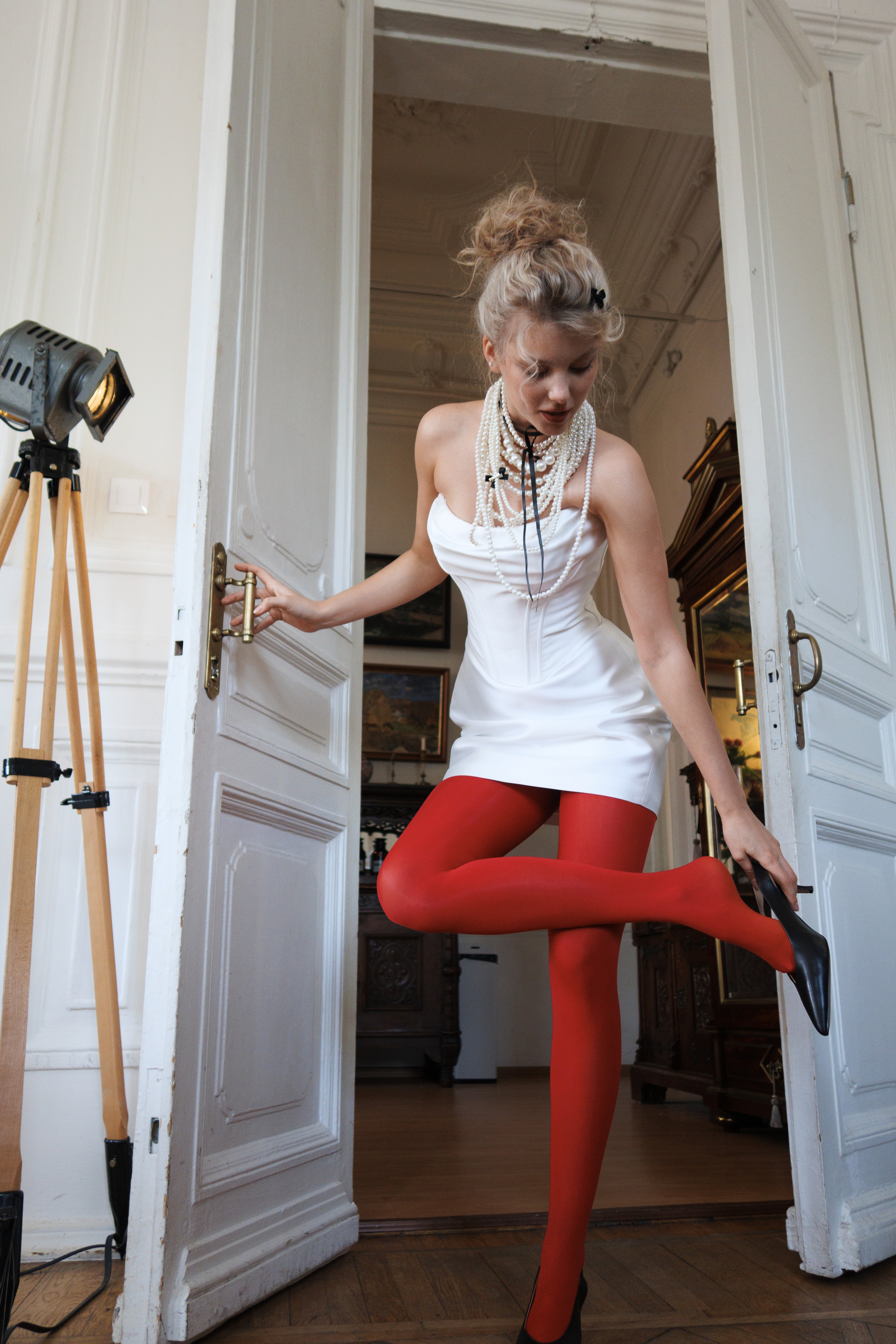 ANGORA | MIKADO MINI DRESS SEPERATES | BRIDAL CORSET WITH SKIRT