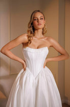 Delphyne wedding dress by Natalia Romanova - corset bodice detail
