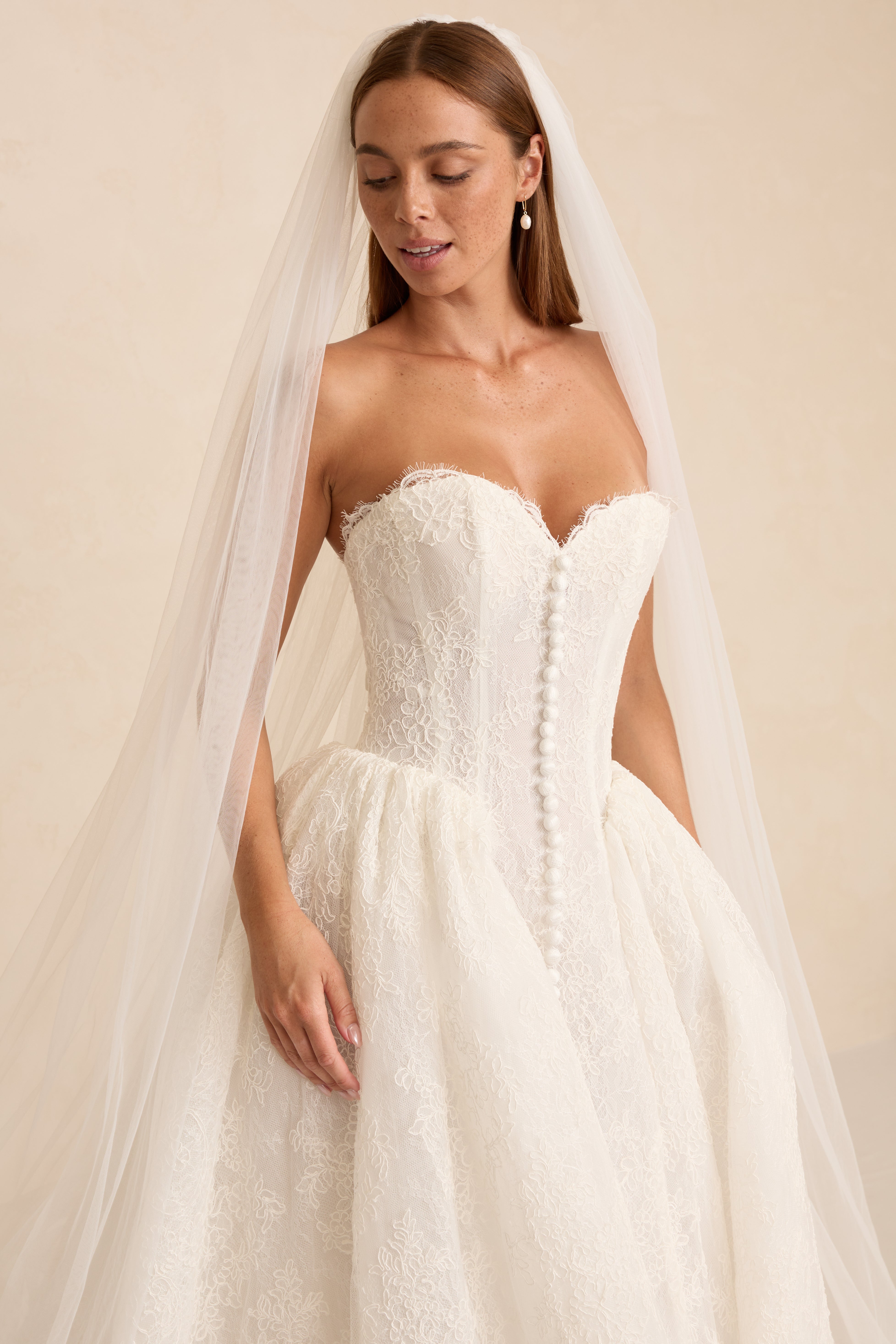 Rue wedding dress by Made With Love - detail