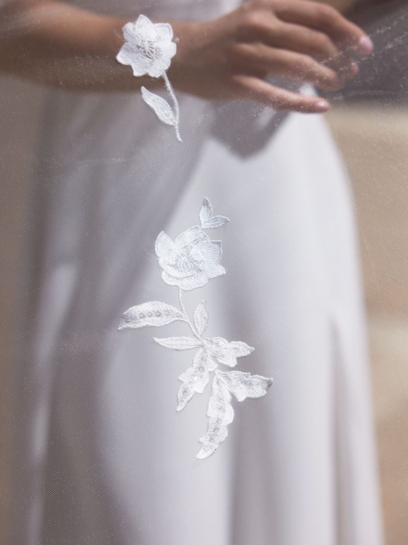 VEIL WITH LACE APPLIQUÉ | 300CM