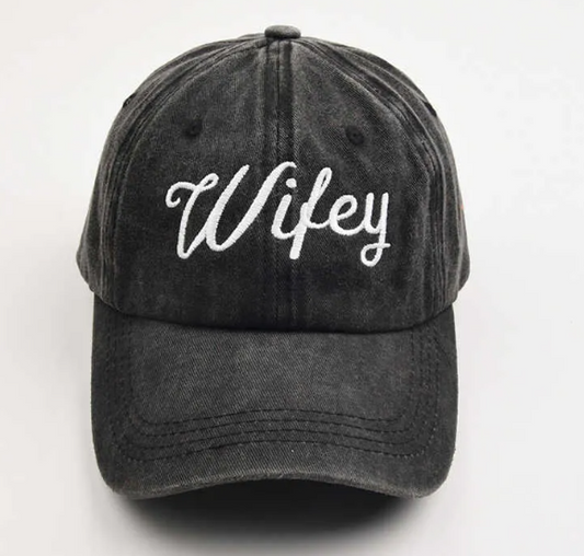 Grey 'Wifey' Cap
